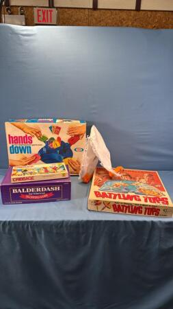 (4) BOARD GAMES & MARY POPPINS LIKE HAT