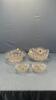 (4) GLASS BOWLS