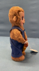 Wind-Up Plastic Jack Hammering Bear -7in High -Works - 4