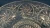 PINWHEEL CRYSTAL PED. BOWL&SQ. FOOTED CANDY DISH - 5