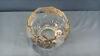 GLASS BOWL WITH SILVER OVERLAY - 3