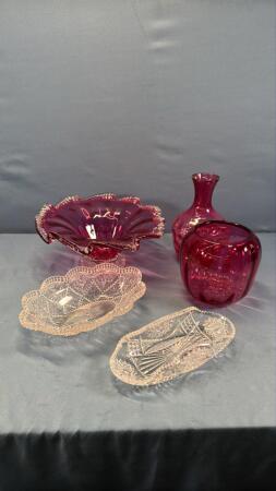 ASSORTED GLASS LOT