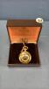 EAGLESTAR GENEVE POCKET WATCH ON CHAIN