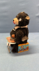 Wind-Up Tin Ironing Bear -Made in Japan -6in High -Works - 2