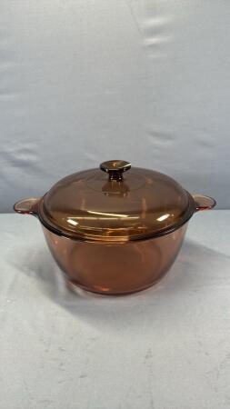 CORNING VISION AMBER GLASS 4.5L DUTCH OVEN