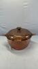 CORNING VISION AMBER GLASS 4.5L DUTCH OVEN