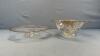 FOOTED SERVING PLATE & OVAL SERVING BOWL - 2