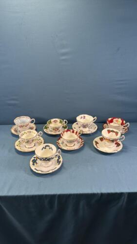 (8) CUPS & SAUCERS