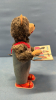 Wind-Up Tin Bear Reading Book -7in High -Works - 5