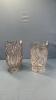 (2) GLASS PITCHERS - 2