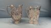 (2) GLASS PITCHERS - 4