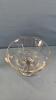 LG PEDESTAL SERVING BOWL & CRYSTAL CANDY JAR W/LID - 4