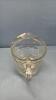 GLASS PITCHER WITH HONEYCOMB PRINT - 4
