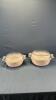 (2) PYREX CASSEROLE DISHES WITH LIDS