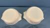 (2) PYREX CASSEROLE DISHES WITH LIDS - 6