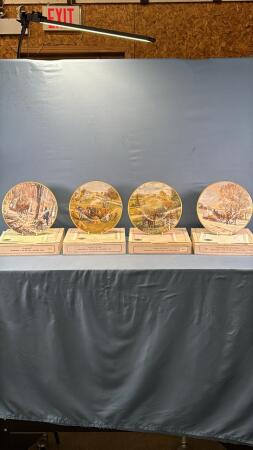 (4) PETER SNYDER PLATES