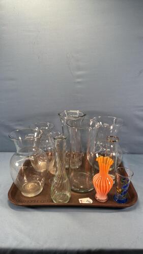 ASSORTED LOT OF VASES
