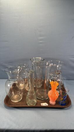 ASSORTED LOT OF VASES