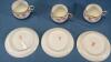 SET OF 3 LIMOGES CUPS & SAUCERS - 5