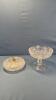 PED. PINWHEEL CRYSTAL SERVING BOWL W/CRYSTAL BOWL