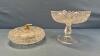 PED. PINWHEEL CRYSTAL SERVING BOWL W/CRYSTAL BOWL - 2