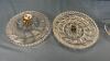 PED. PINWHEEL CRYSTAL SERVING BOWL W/CRYSTAL BOWL - 4