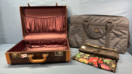 Vintage McBrine Suitcase with 2 Bags