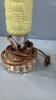 PAIR OF TORPEDO STYLEBEDROOM LAMPS - 3