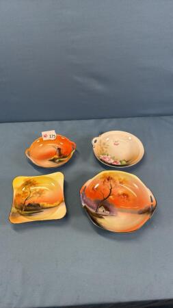 (4) NORITAKE ASSORTED BOWLS