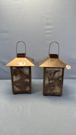 (2) CANDLE LANTERNS