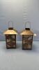 (2) CANDLE LANTERNS