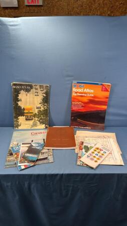 LOT OF ROAD MAPS AND ATLAS FOR CANADA & USA