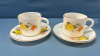 6 Matching Mugs with Saucers & Shallow Rose Bowl - 2