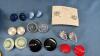 BOWL WITH ASSORTMENT OF CLIP ON EARRINGS - 2