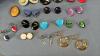 BOWL WITH ASSORTMENT OF CLIP ON EARRINGS - 3