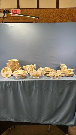 ROYAL ALBERT TEA ROSE PATTERN - APPROX. 70 PIECES