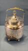 MONARCH SILVER PLATE BRAND BISCUITS JAR