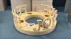 (3) DECORATIVE CANDLE HOLDERS - 6