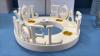 (3) DECORATIVE CANDLE HOLDERS - 7