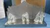 (3) DECORATIVE CANDLE HOLDERS - 9