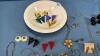 BOWL W/QTY OF EARRINGS, NECKLACES & BRACELETS - 3