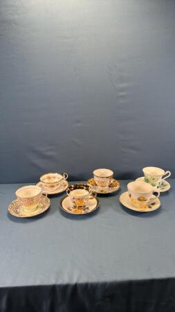 (6) CUPS & SAUCERS