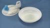 MILK GLASS HEN ON THE NEST (2 COLOUR) - 4