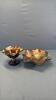 (2) CARNVIAL GLASS BOWLS