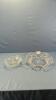 (2) GLASS BOWLS