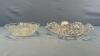 (2) GLASS BOWLS - 2
