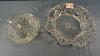 (2) GLASS BOWLS - 3