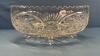 FOOTED CRYSTAL OVAL BOWL - 2