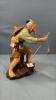 (2) CHINESE FISHERMAN FIGURINES - 2