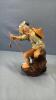 (2) CHINESE FISHERMAN FIGURINES - 4